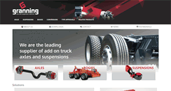 Desktop Screenshot of granningaxles.ie